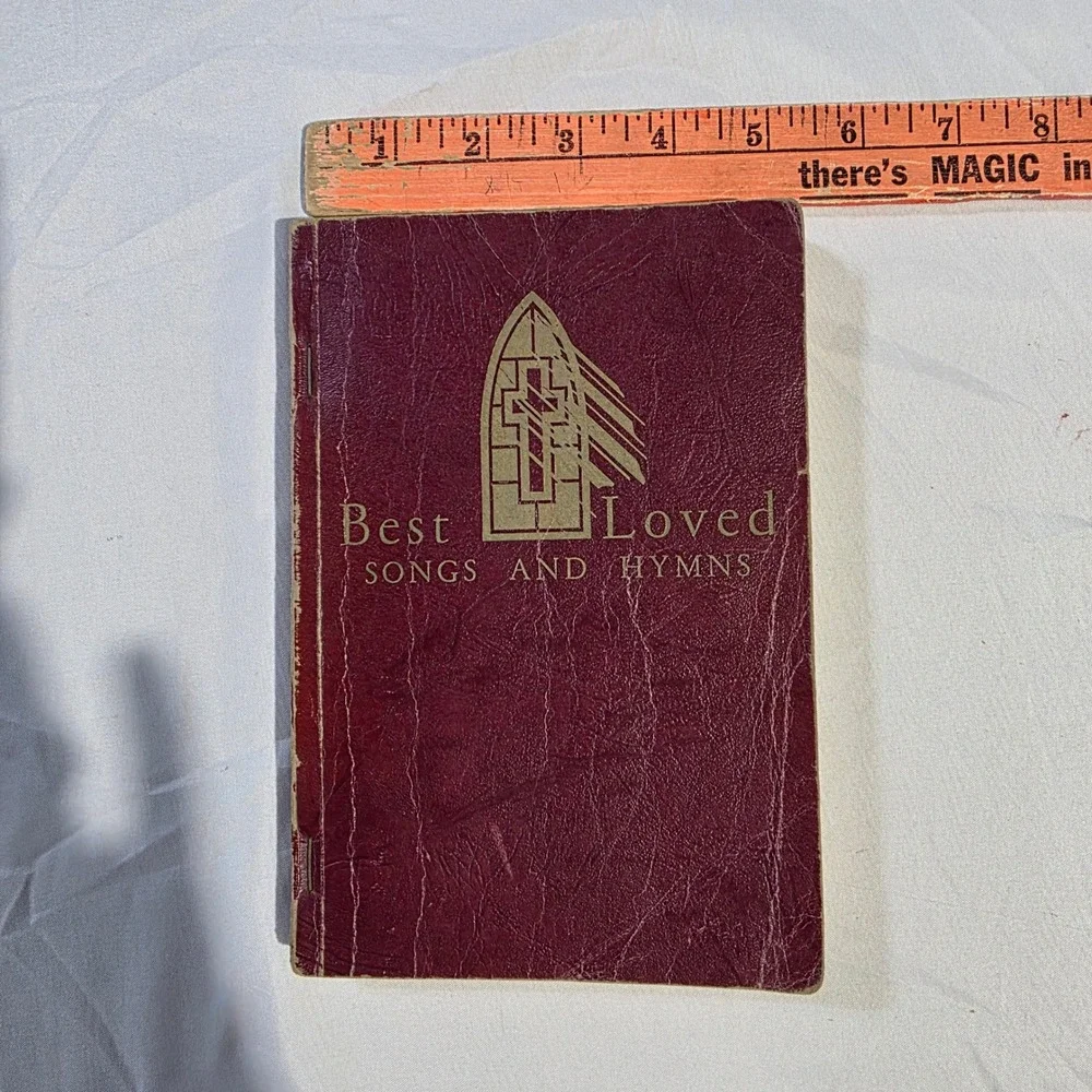 Vintage 1961 Best Loved Songs and Hymns Shape Note Hymnal Ruth W Shelton Winsett